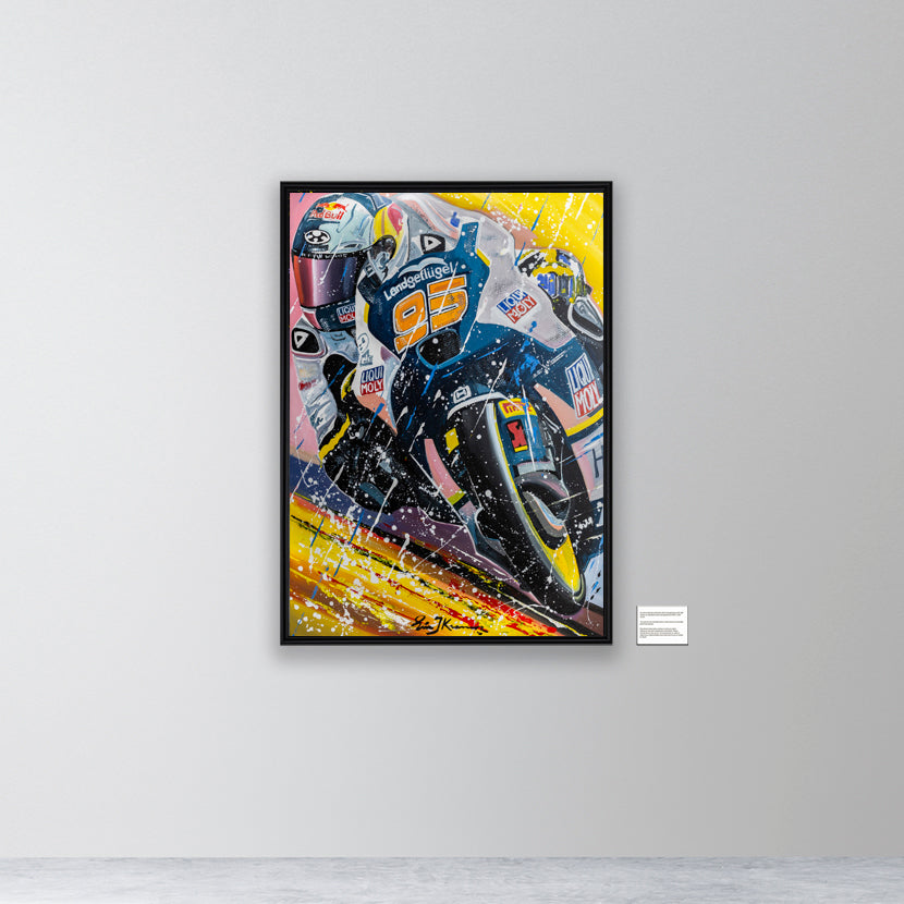 Collin Veijer - Moto3 - canvas print