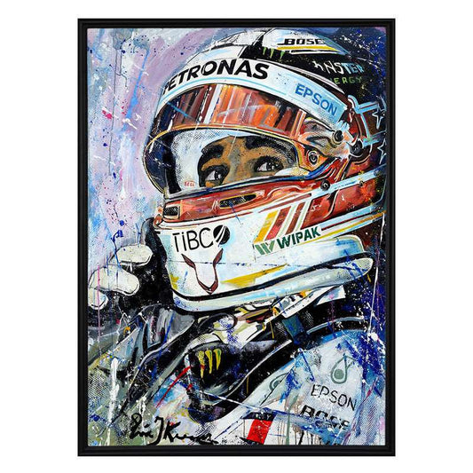 Lewis Hamilton - The Legend - canvas print