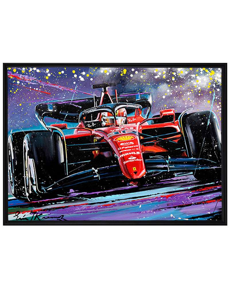 Charles Leclerc - Pole Position - canvas print