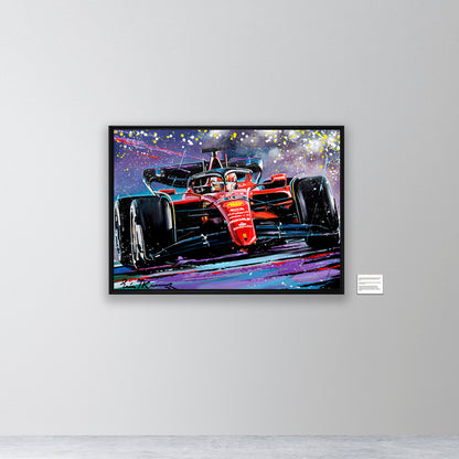 Charles Leclerc - Pole Position - canvas print