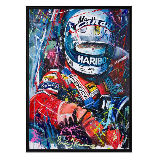 Didier Pironi - GP Zandvoort 1982 - canvas print