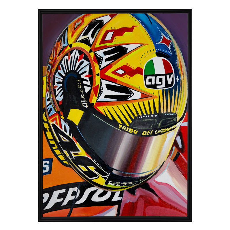 Valentino Rossi - The Helmet Art Collection - 14/36 Valentino Rossi - The Helmet Art Collection - 14/36