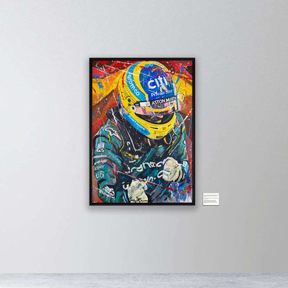 Fernando Alonso - Nando - canvas print