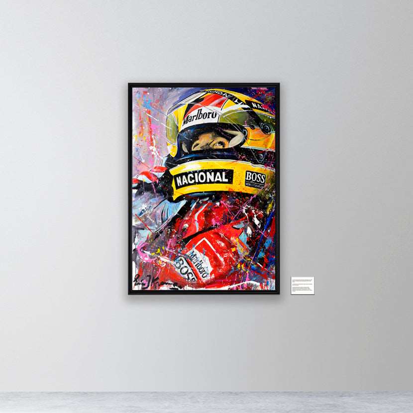 Ayrton Senna - Senna Sempre - canvas print