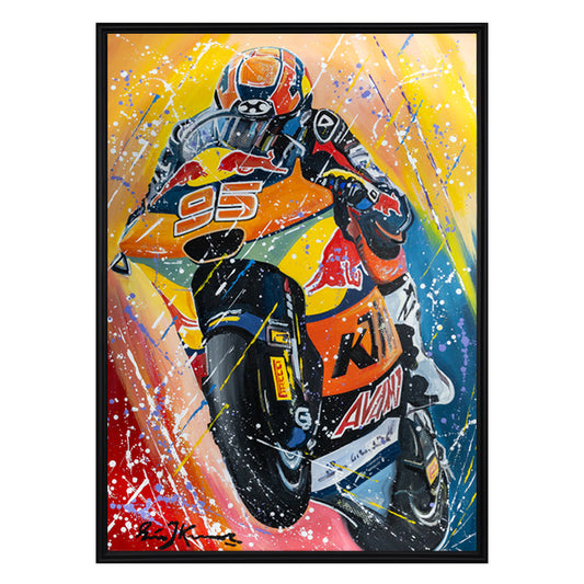 Collin Veijer Moto2 - KTM Ajo 2025 - canvas print