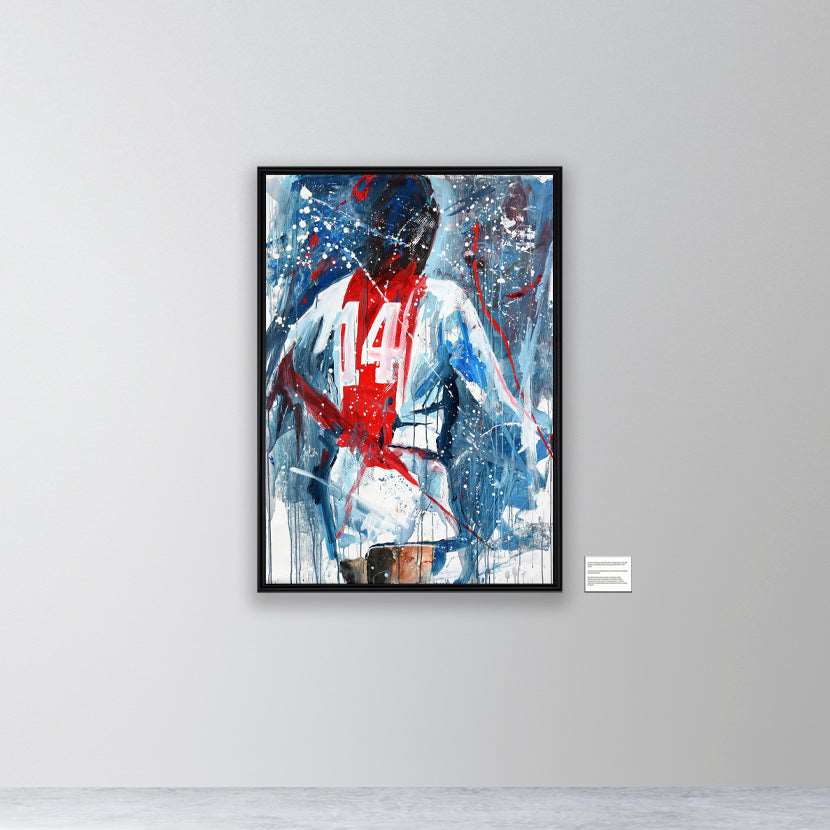 Johan Cruijff - Ajax - canvas print