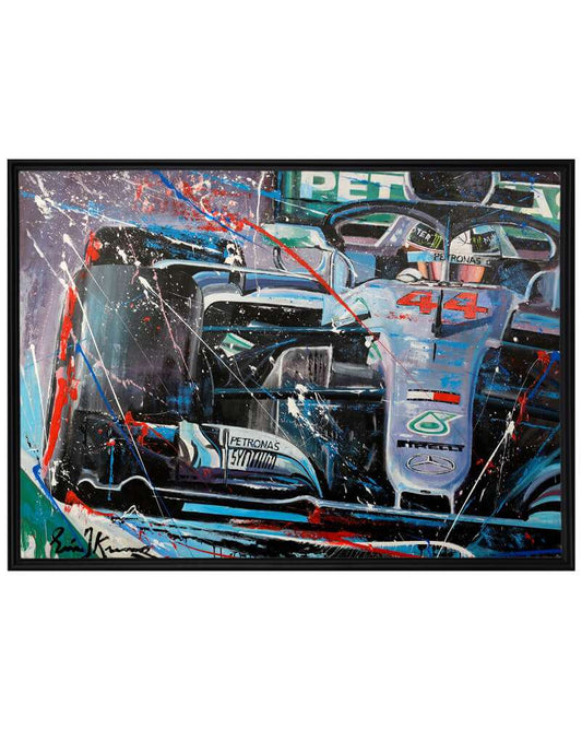 Lewis Hamilton - World Champion - canvas print