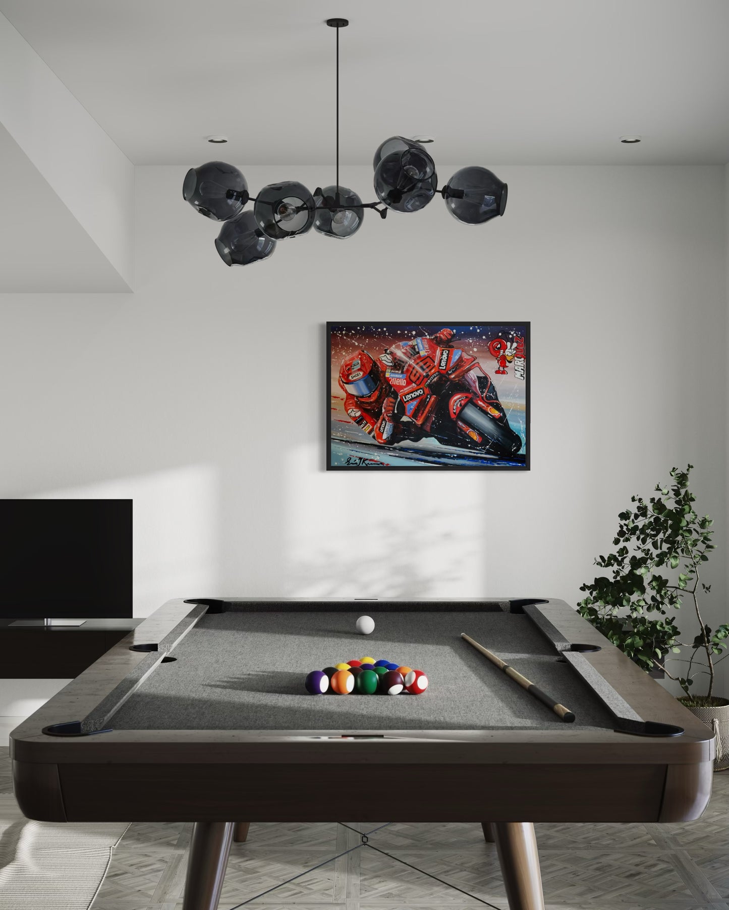 Marc Márquez - Lenovo Ducati 2025 - canvas print