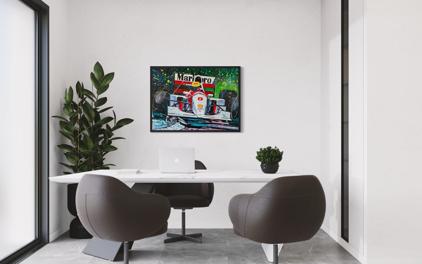 Ayrton Senna - 8 - canvas print