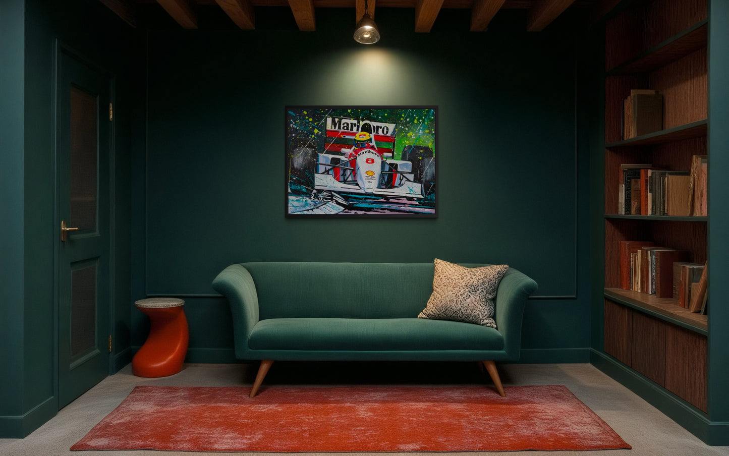 Ayrton Senna - 8 - canvas print