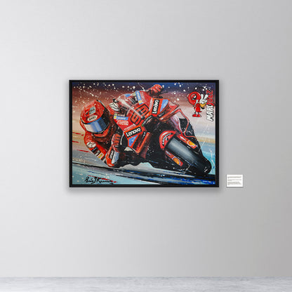 Marc Márquez - Lenovo Ducati 2025 - canvas print