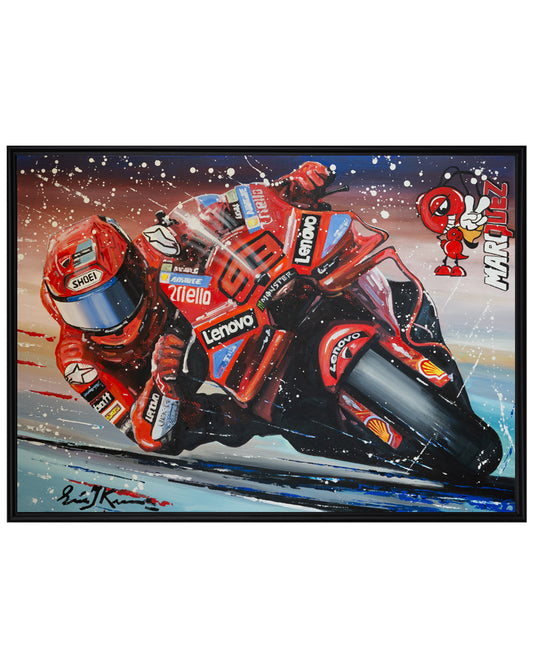 Marc Márquez - Lenovo Ducati 2025 - canvas print