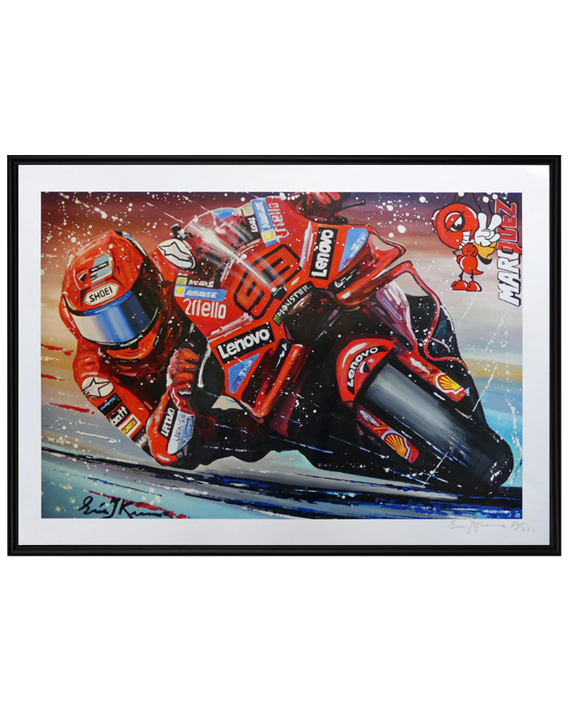 Marc Márquez - Lenovo Ducati 2025 - poster