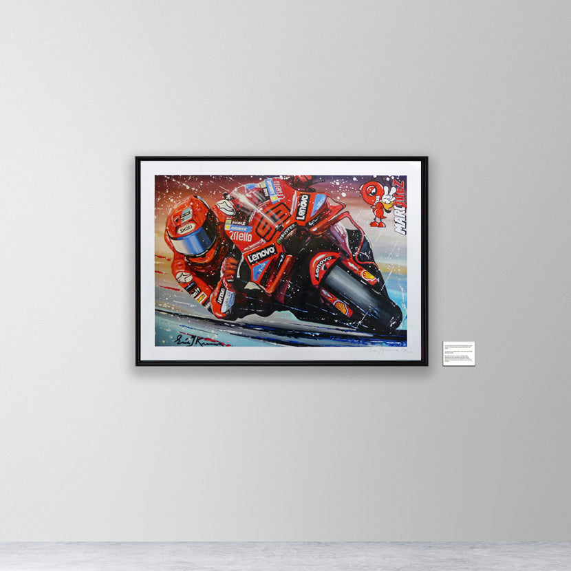 Marc Márquez - Lenovo Ducati 2025 - poster