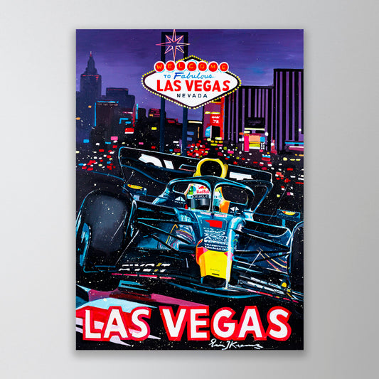 Max Verstappen - Las Vegas 2023 - Original painting