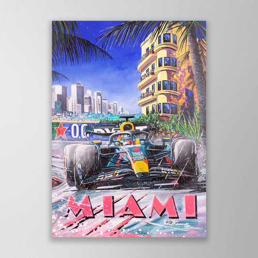 Max Verstappen - Miami 2023 - Original painting