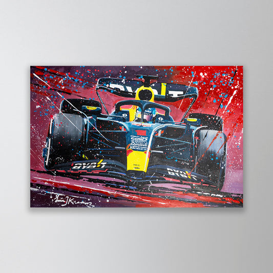 Max Verstappen - Victory Miami 2023 - Original painting