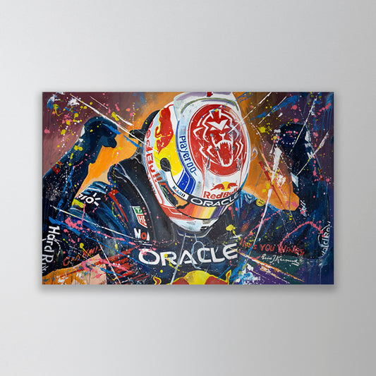 Max Verstappen - First Victory in Monaco 2023 - Original painting