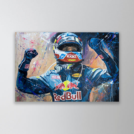 Max Verstappen - First Victory Spain 2016 - Original painting
