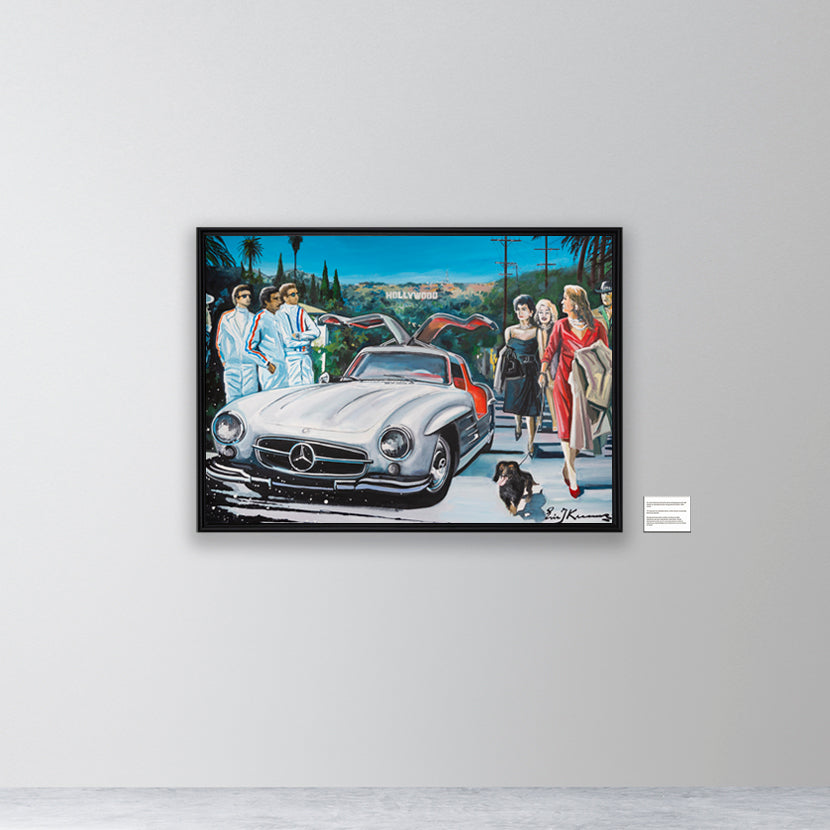 Mercedes in Hollywood - canvas print