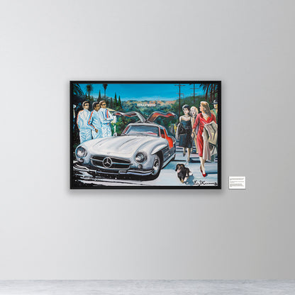 Mercedes in Hollywood - canvas print