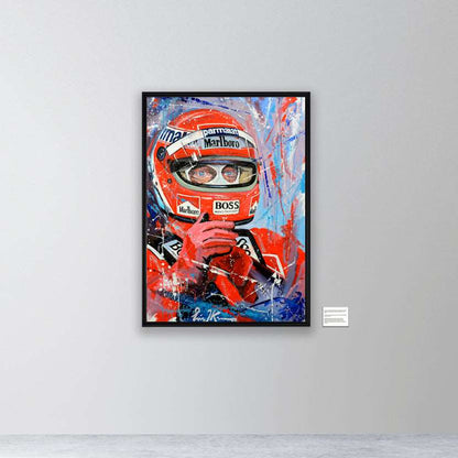 Niki Lauda - The Rat - canvas print