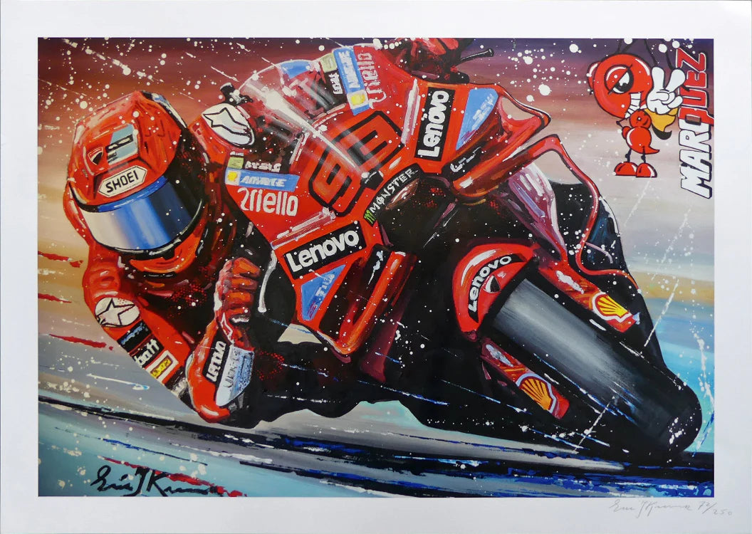 Marc Márquez - Lenovo Ducati 2025 - poster