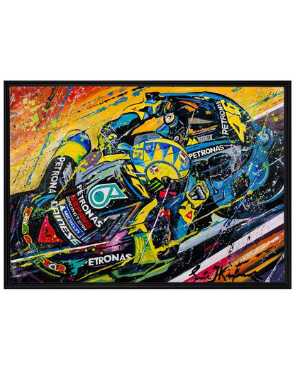 Valentino Rossi - Rossifumi - canvas print