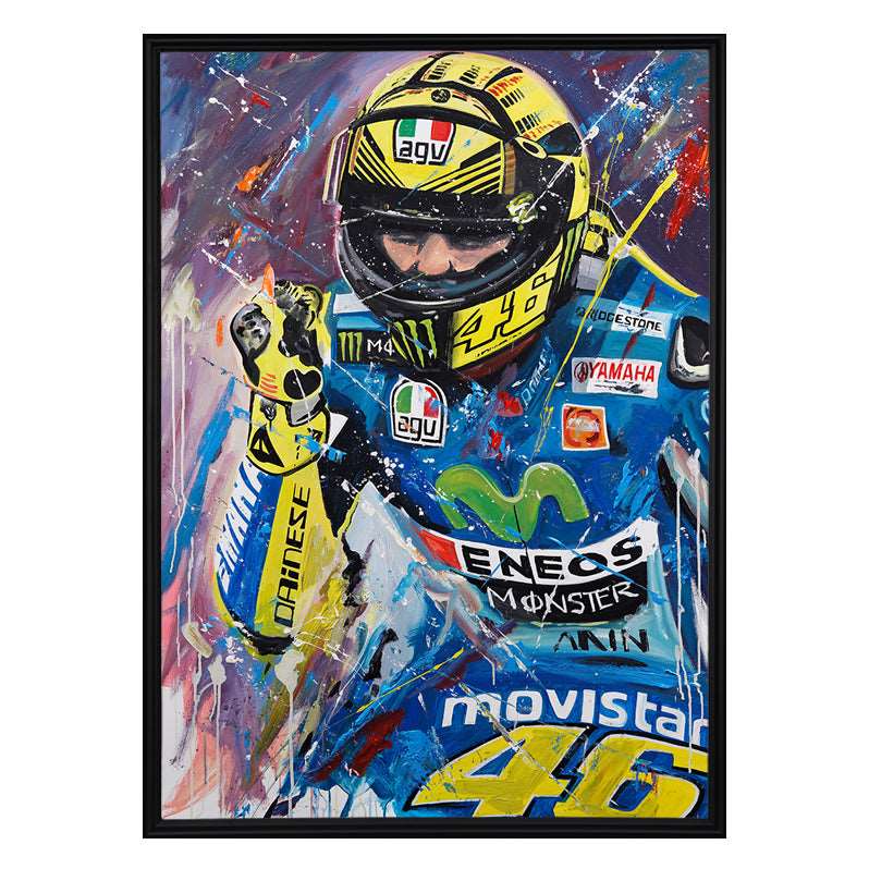 Valentino Rossi - Vale - canvas print – ericjankremer.com