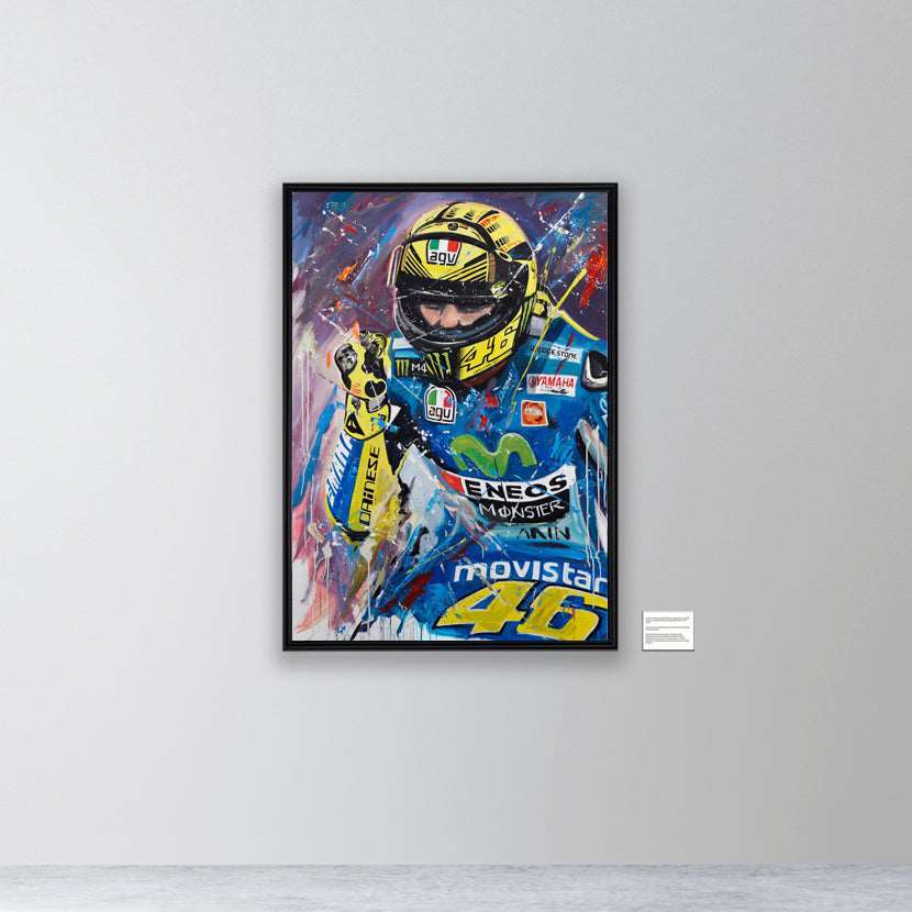 Valentino Rossi - Vale - canvas print