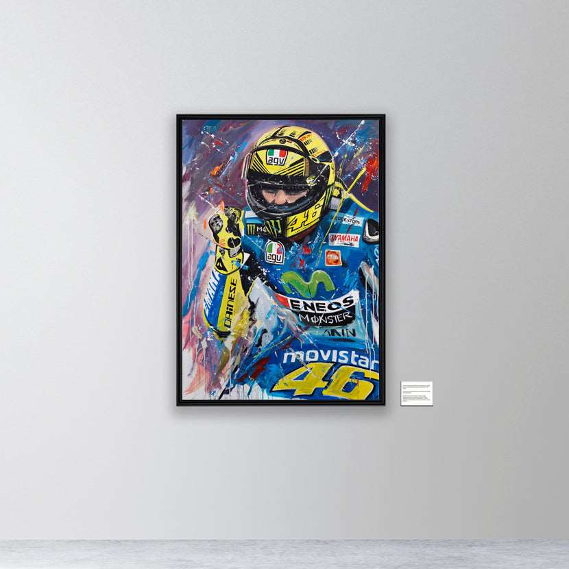 Valentino Rossi - Vale - canvas print – ericjankremer.com