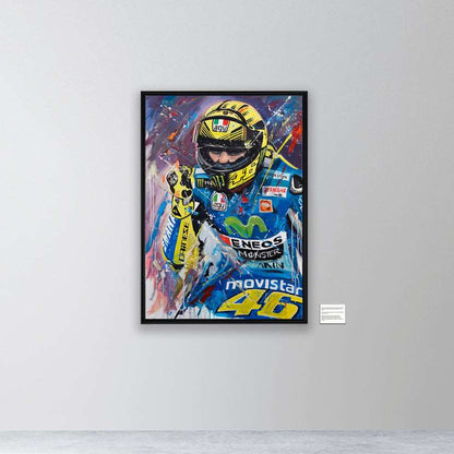 Valentino Rossi - Vale - canvas print