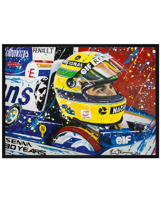 Ayrton Senna Renault - 30 Years Tribute - poster