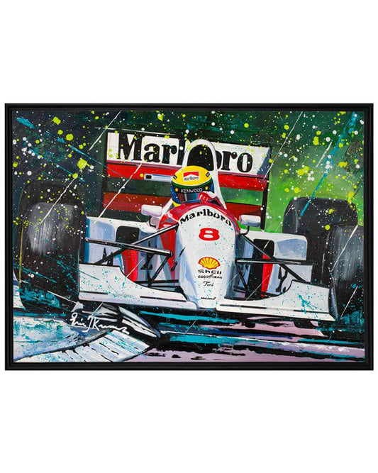 Ayrton Senna - 8 - canvas print