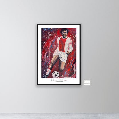 Sjaak Swart - Mister Ajax - limited edition poster