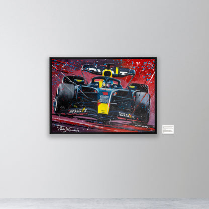 Max Verstappen - Super Max - canvas print
