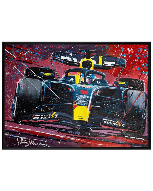 Max Verstappen - Super Max - canvas print