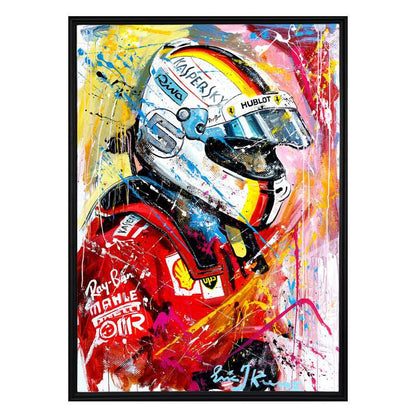 Sebastian Vettel - 5 - canvas print