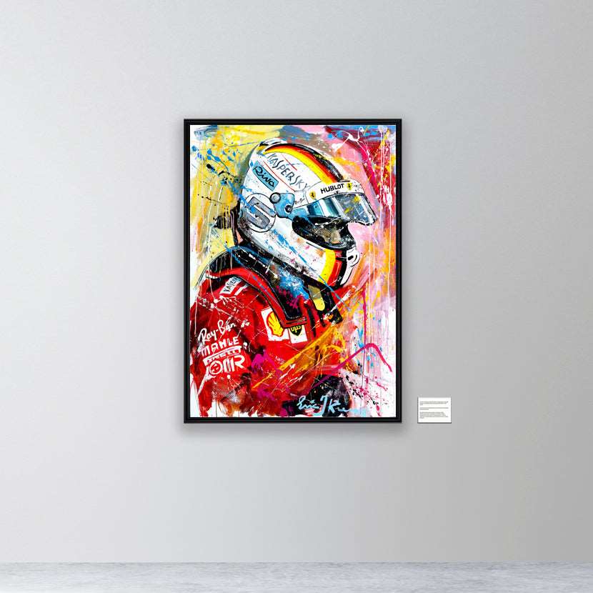 Sebastian Vettel - 5 - canvas print