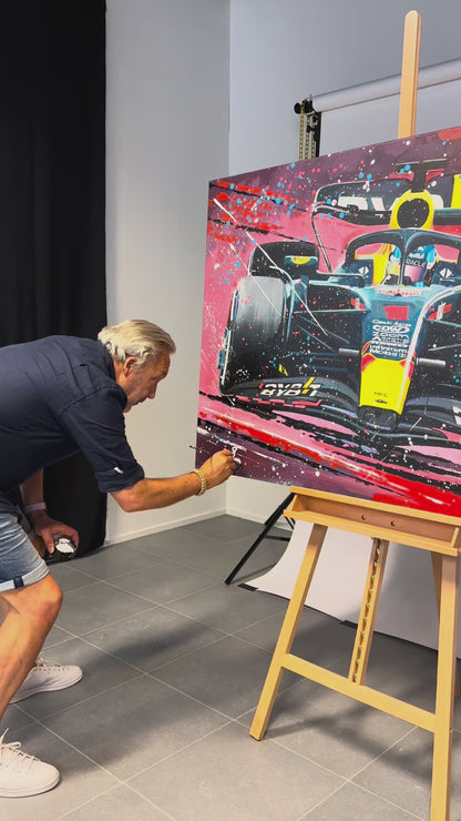 Max Verstappen - Super Max - canvas print
